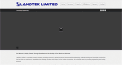 Desktop Screenshot of landteklimited.com