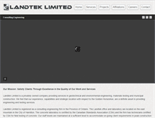Tablet Screenshot of landteklimited.com